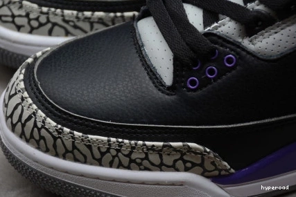 Hyperoad BLACK RETRO JORDAN PURPLE 3 COURT - 0822